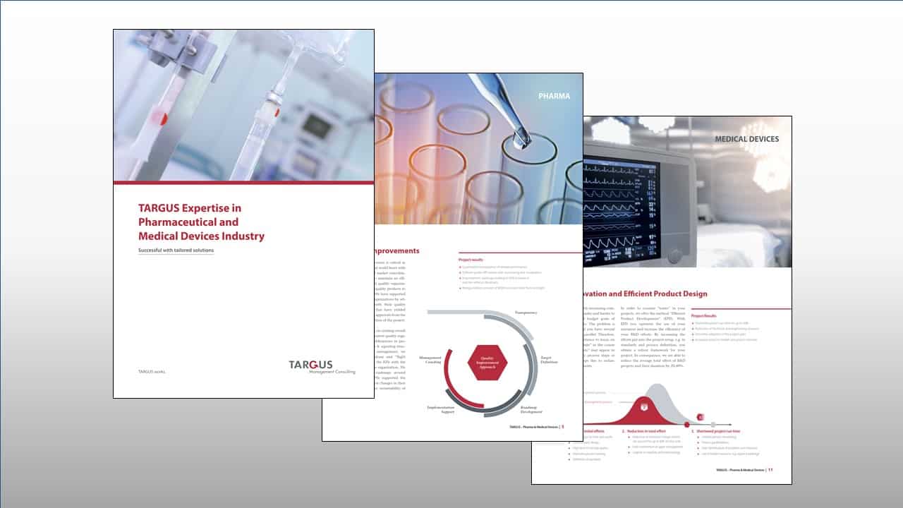 header Pharma - New industry brochure for pharma and medical devices